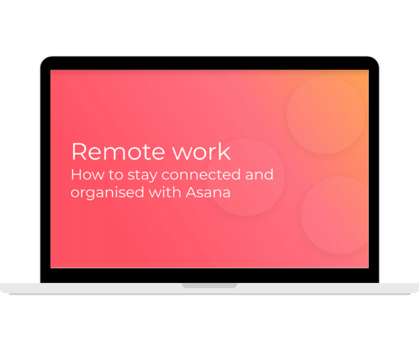 Asana - Remote Work - Transparent - Laptop Landscape