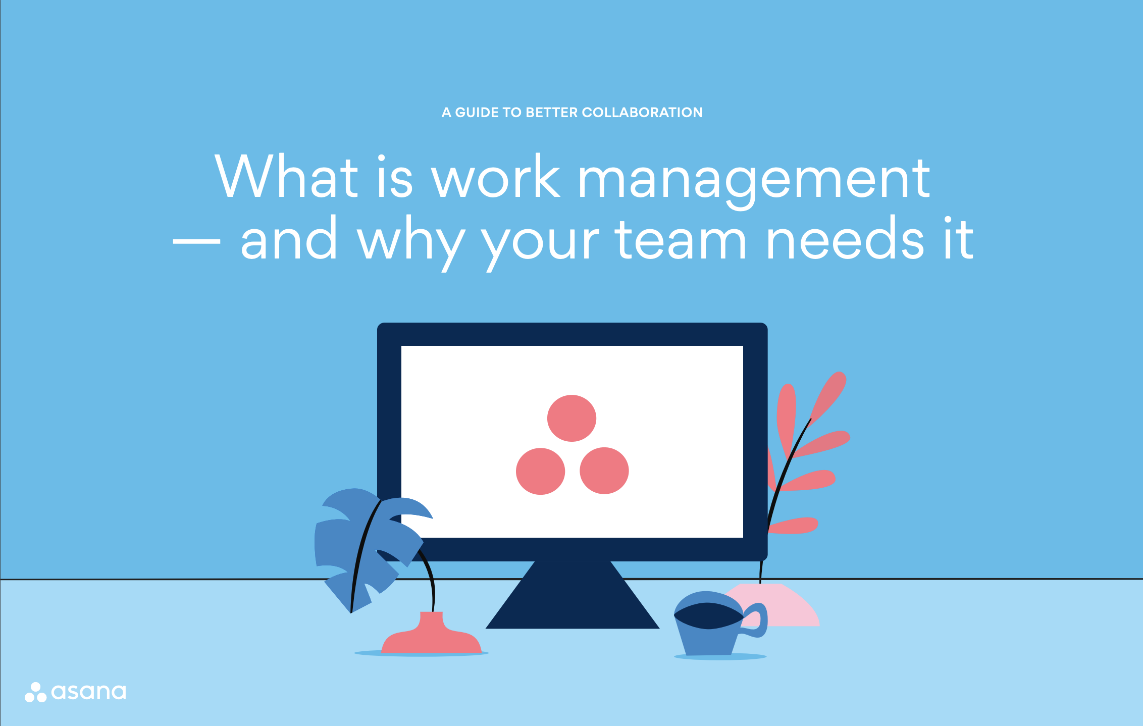 Asana - What is work management and why your team needs it Ebook - Cover