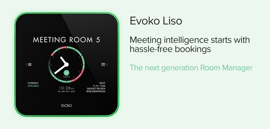 Evoko Room Scheduler Usa Evoko Liso Room Bookings Manager