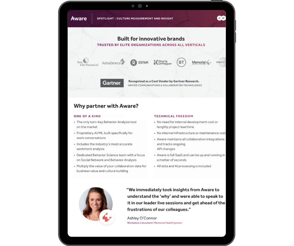 Aware - Overview - Transparent - Ipad Portrait