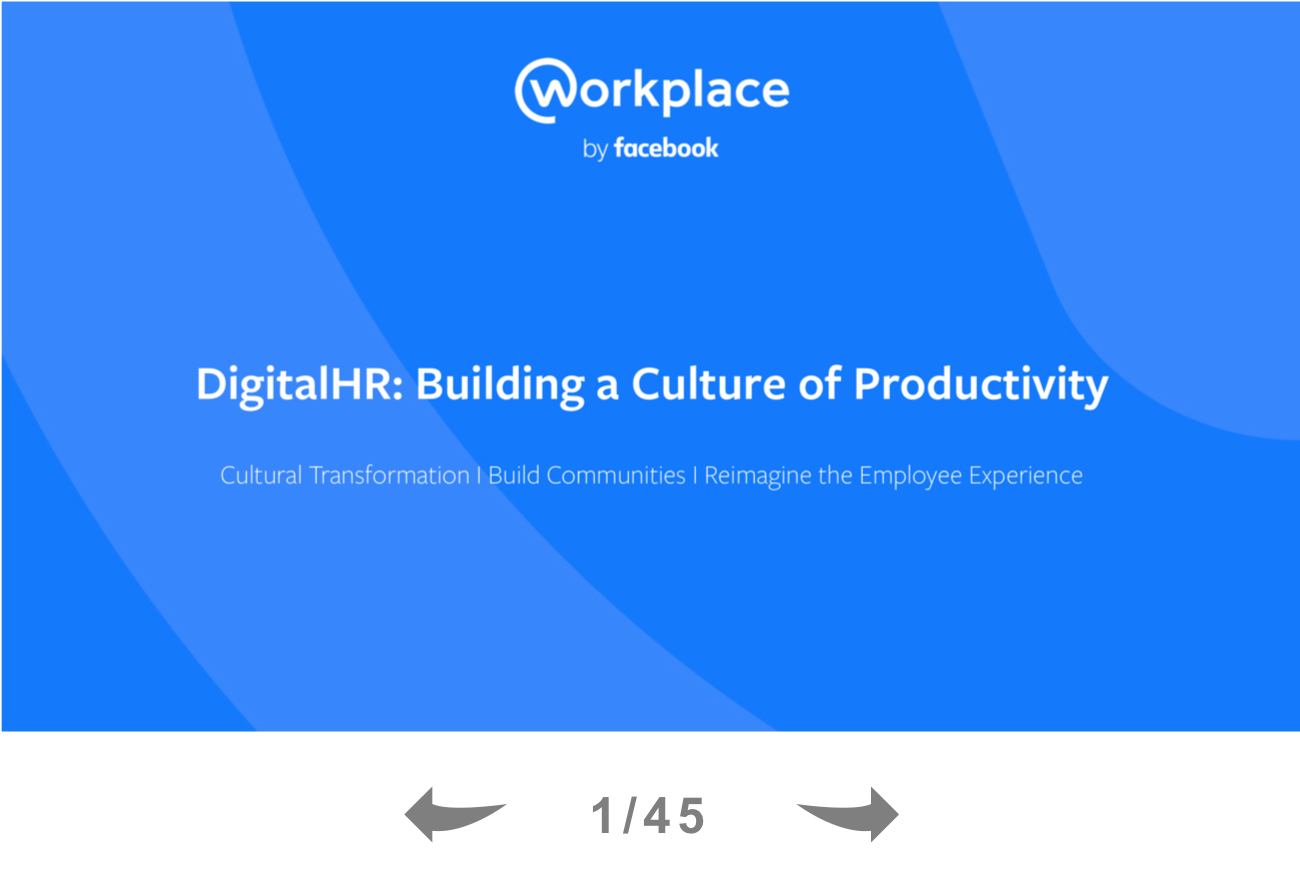 DigitalHR- Building a Culture of Productivity
