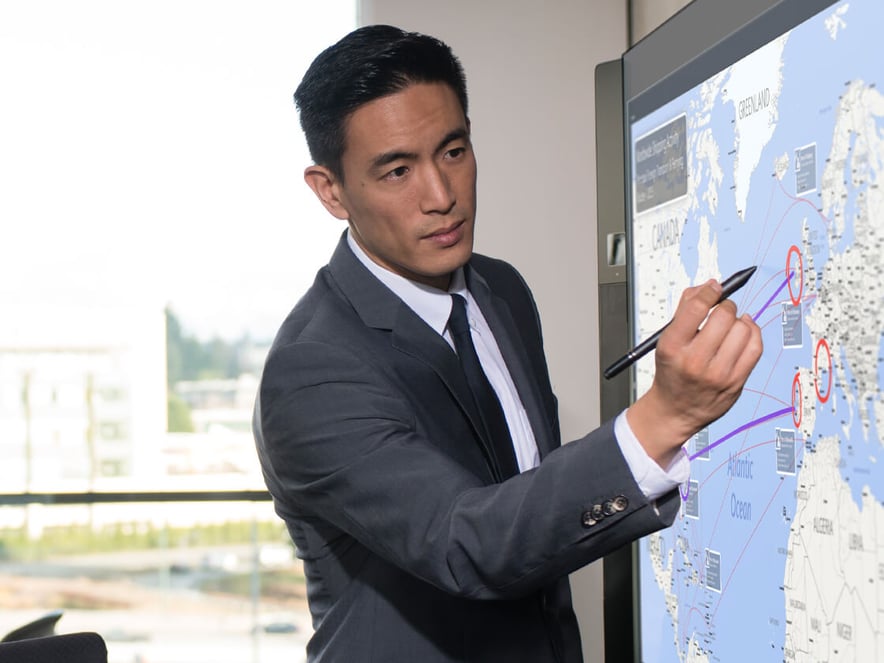 Microsoft Surface Hub 100 TouchPoint uk pricing services