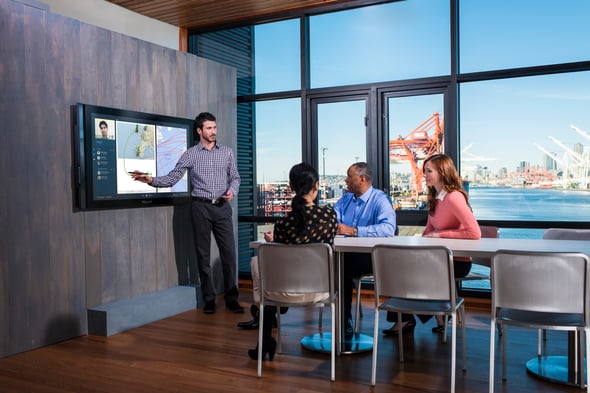 Microsoft Surface Hub Agile Working uk pricing