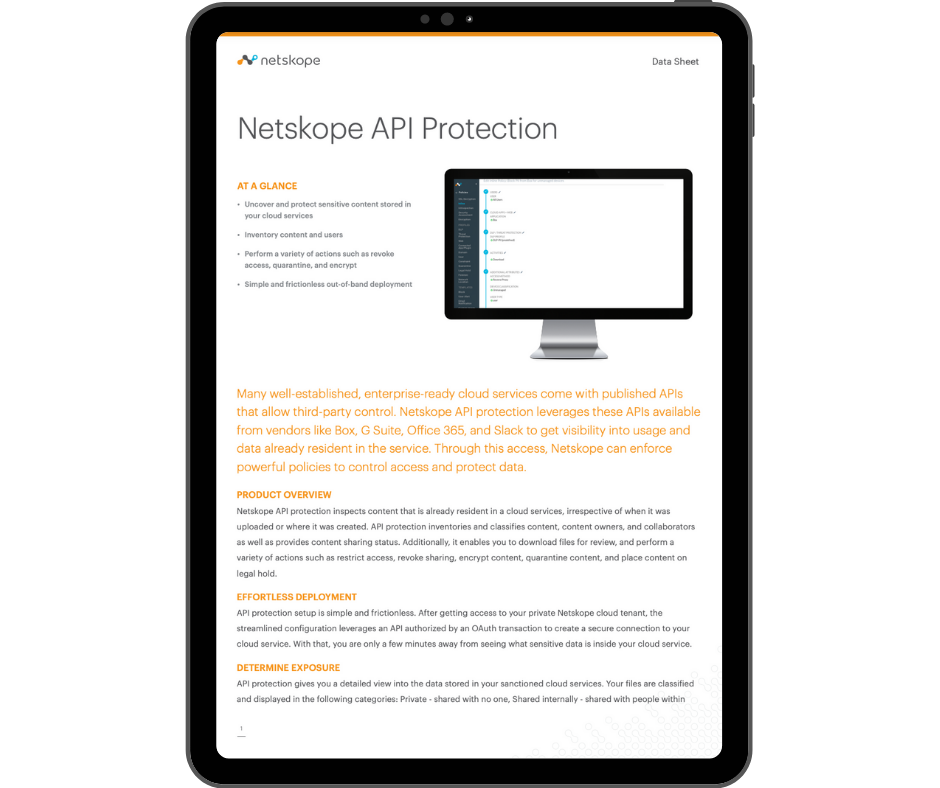 Netskope API Protection - Transparent - Ipad Portrait