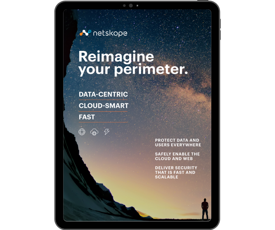 Netskope Reimagine Your Perimeter - Transparent - Ipad Portrait