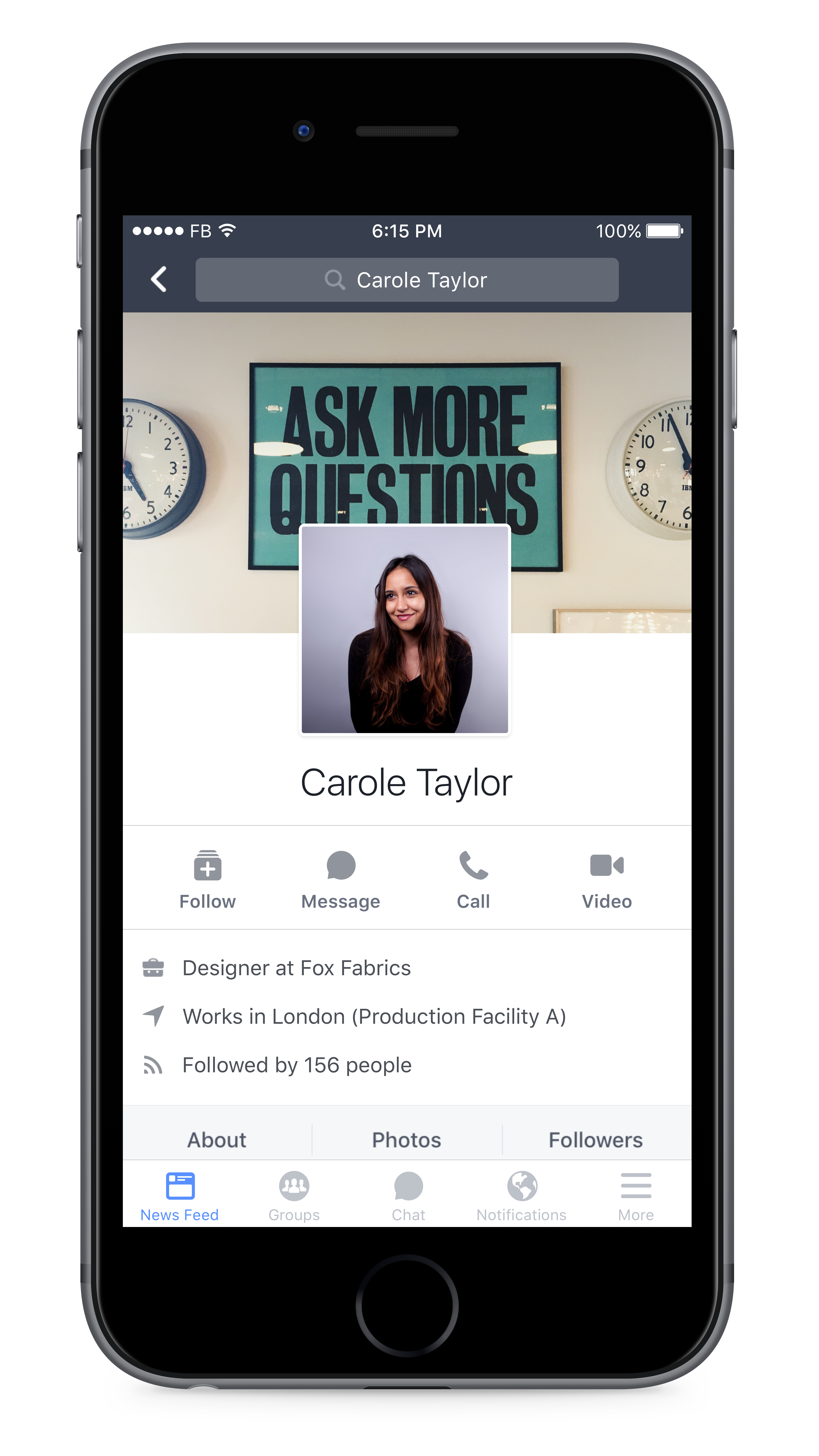Workplace by Facebook mobile