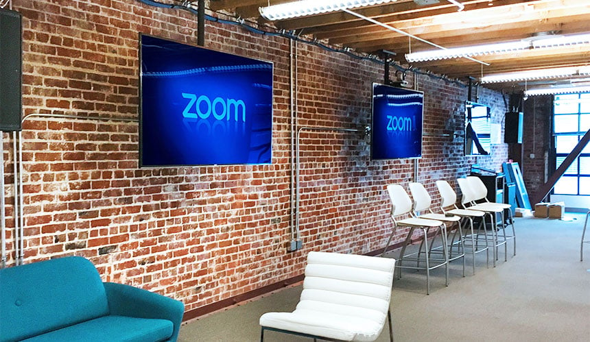 Zoom Rooms - digital signage