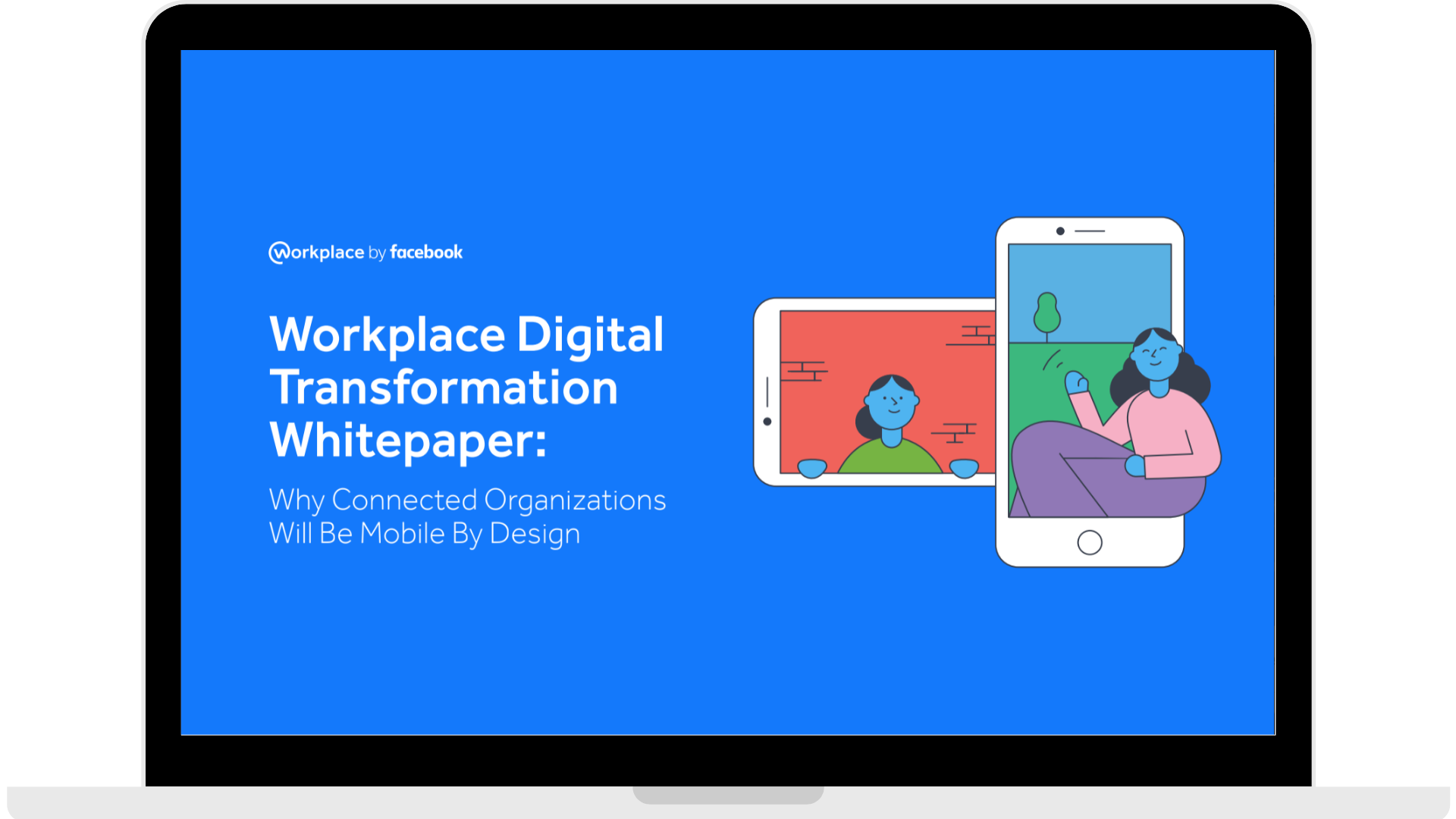 WPF - Whitepaper - Why Connected Organisations Will Be Mobile By Design - Laptop - Transparent