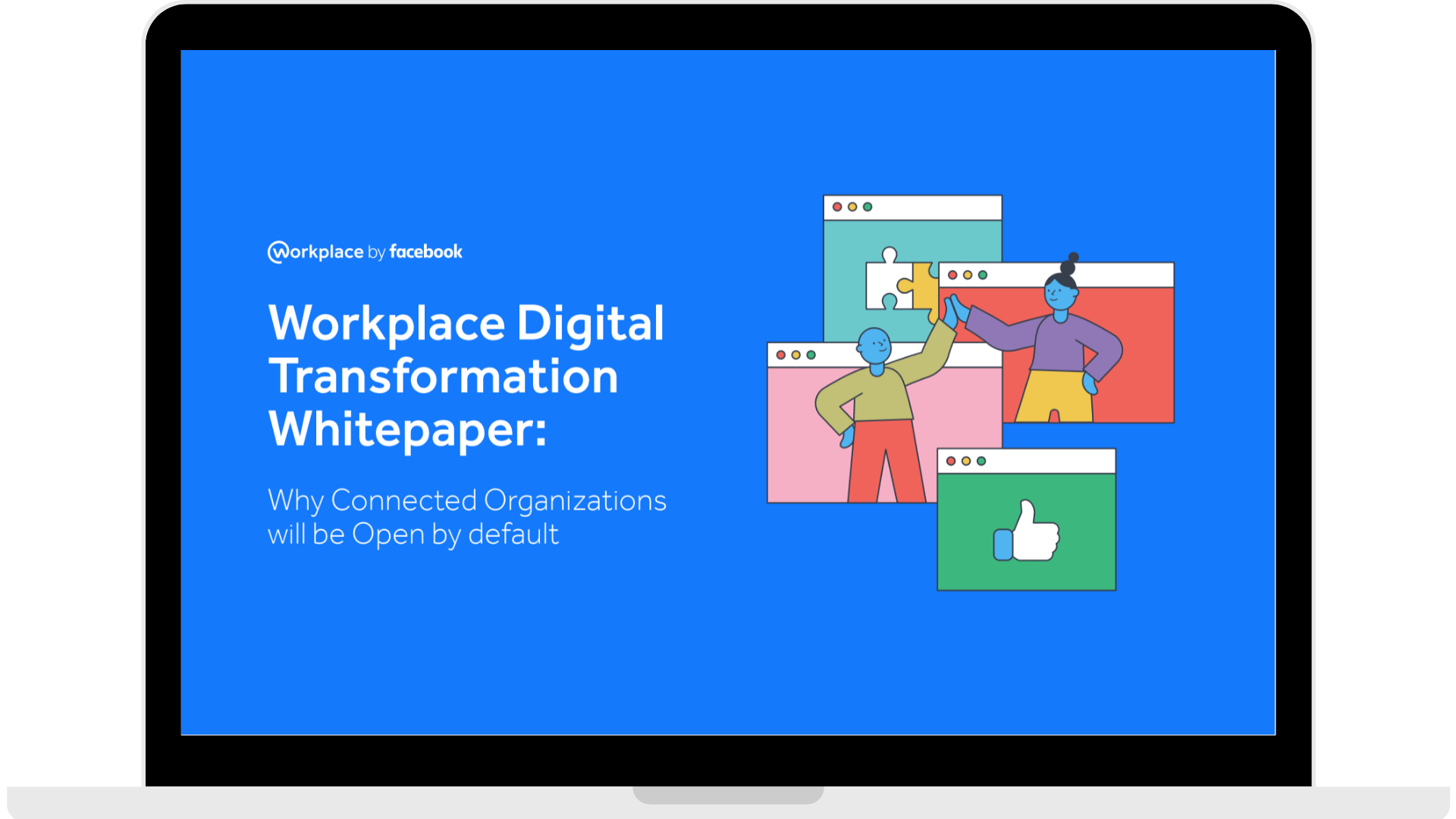 WPF - Whitepaper - Why Connected Organisations Will Be Open by Deafult - Laptop - Transparent