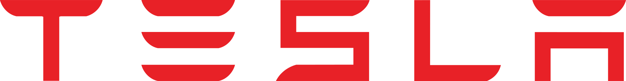 Tesla logo - Zoom customer