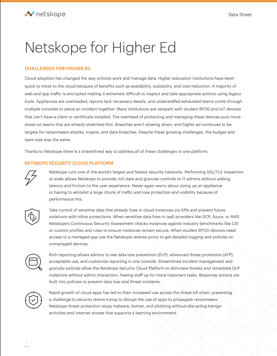 Netskope for Schools and Higher Education